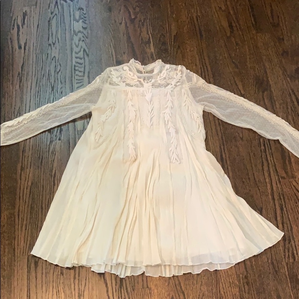 Free People White Lace Dress